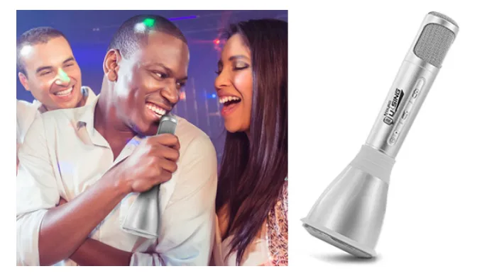 Wireless Karoake Microphone Speaker - Ships Next Day!