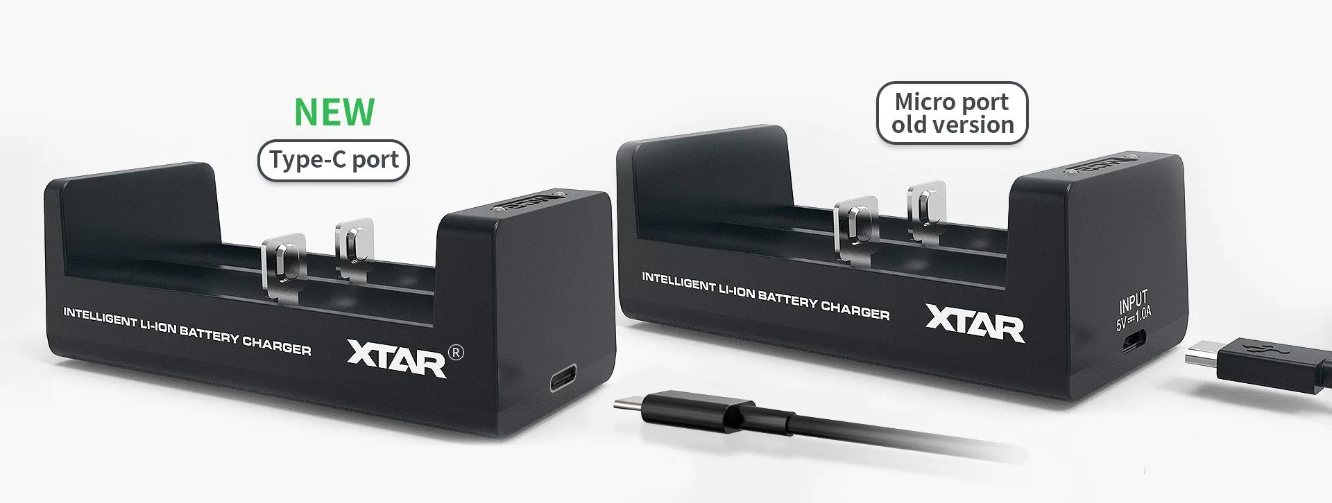XTAR MC2 2-Slot USB-C Lithium-Ion Battery Charger