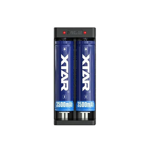 XTAR MC2 2-Slot USB-C Lithium-Ion Battery Charger