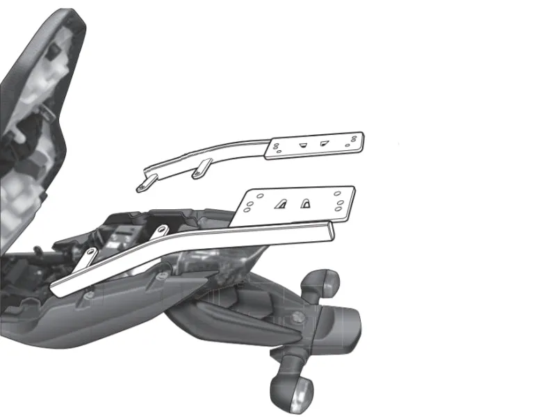 Yamaha Diversion XJ600 S ABS (09-16) SHAD Top Box Fitting Kit