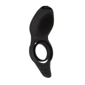 Zero Tolerance Silicone Black Rechargeable Vibrating Cock Ring with Remote